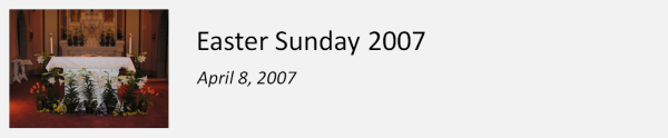 Easter 2007